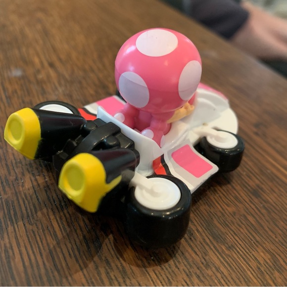 Nintendo set of 2 Toadette Bowser racecar McDonald’s toy Super Mario collectible - Picture 4 of 12